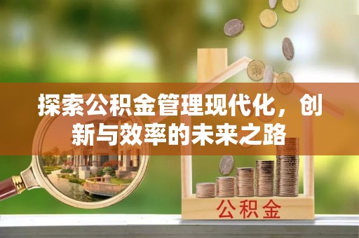 礼泉探索公积金管理现代化，创新与效率的未来之路