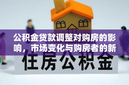 礼泉公积金贷款调整对购房的影响，市场变化与购房者的新选择