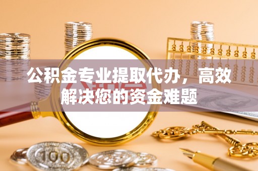 礼泉公积金专业提取代办，高效解决您的资金难题