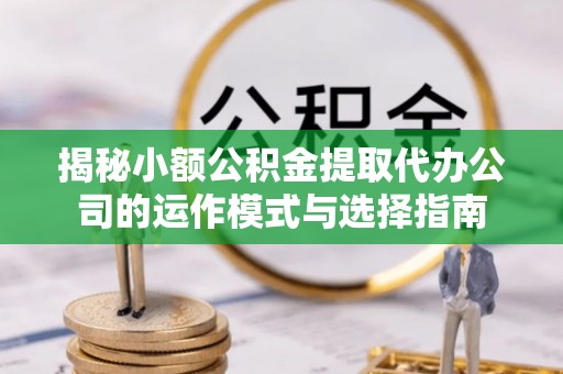 礼泉揭秘小额公积金提取代办公司的运作模式与选择指南