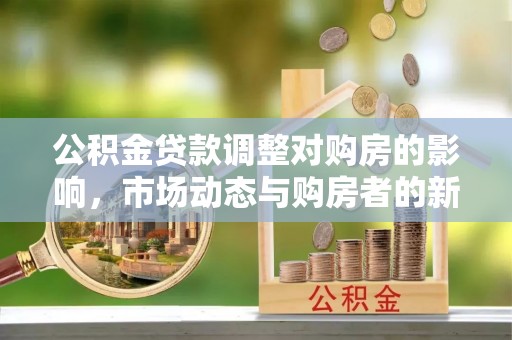 礼泉公积金贷款调整对购房的影响，市场动态与购房者的新选择