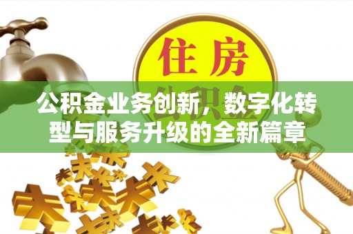 礼泉公积金业务创新，数字化转型与服务升级的全新篇章