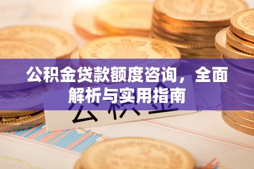 礼泉公积金贷款额度咨询，全面解析与实用指南