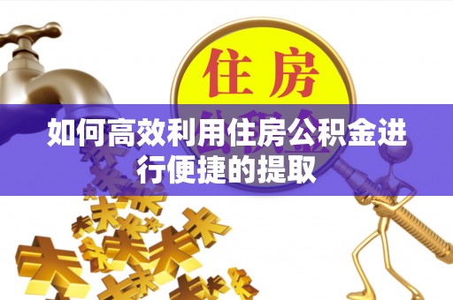 礼泉如何高效利用住房公积金进行便捷的提取